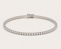 2mm Classic Tennis Bracelet – 14k White Gold