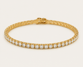 4mm Classic Tennis Bracelet – 14k Yellow Gold